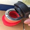 58mm Motorrad Luftfilter Rot Schwamm For Roller ATV Quad Pocket Bike Go-Kart 1X