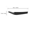 Black ABS Headlight Eyebrows for BMW G30 - Front Left & Right Eyelids Decor