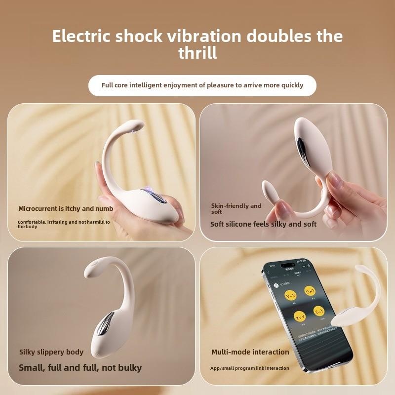 A5 Small Electric Magic Intelligent Electric Shock Vibration Jumping Egg APP Small Program Off-site Remote Control Wear Adult