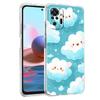 Transparent Phone Case for Redmi 13C 12C 10C Note 13 12 11 11T K40 Gaming Plus Pro 4G 5G Soft TPU Cover Shell Cute Cloud Capas