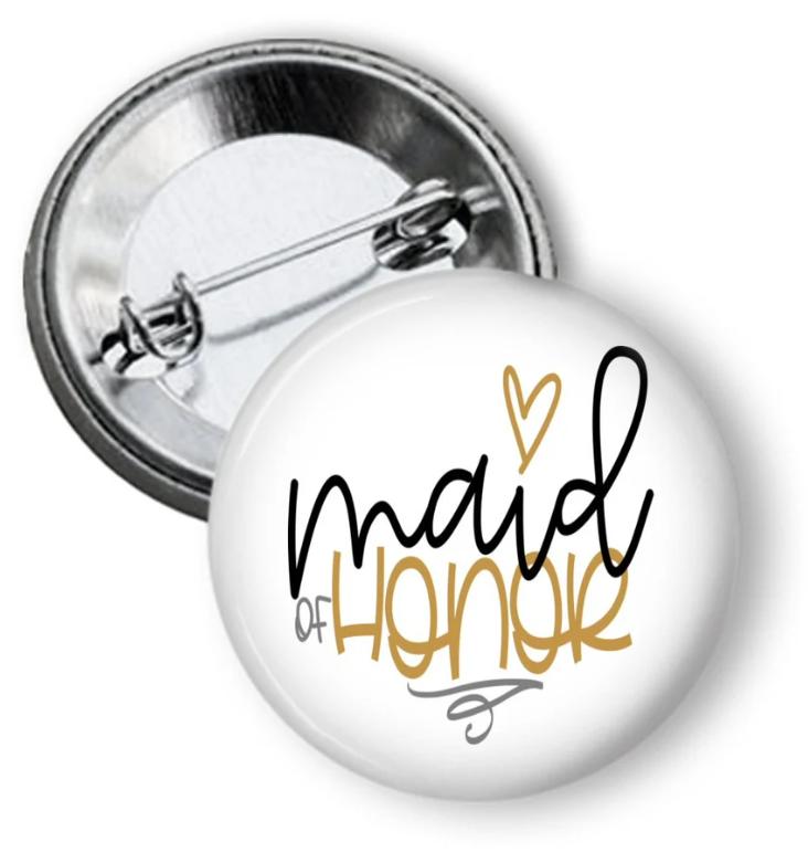Bachelorette Party Favor Pins for Bridal Shower Wedding Party Gifts and Bride To Be Celebrations Junior Bridesmaid Button