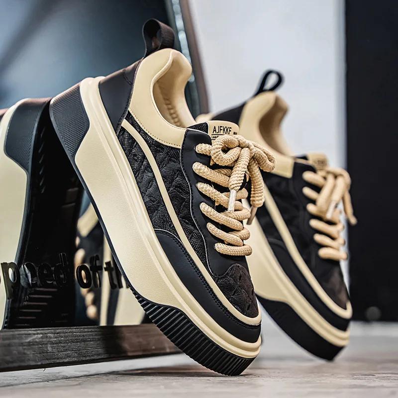 Spring Autumn New Classic Men's Sneakers Fashion Low Cut Lace Up Casual Shoes Outdoor Lightweight and Breathable Running Shoes