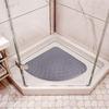 Tapis de douche antidérapant pour baignoire avec trou d'évacuation