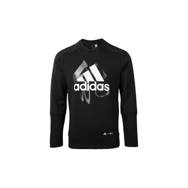 

Adidas Свитшот с круглым вырезом, мужской топ, черный EA2107 XL