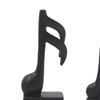 3 Pcs Modern Musical Notes Statues Sculpture Symbol Crafts Resin Figurine Music