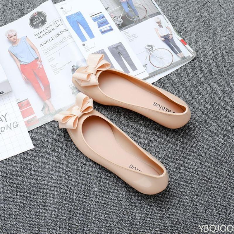 Fashion Shallow mouth square toe for women sweet fashionable lightweight bow tie flat shoes for women comfortable casual shoes