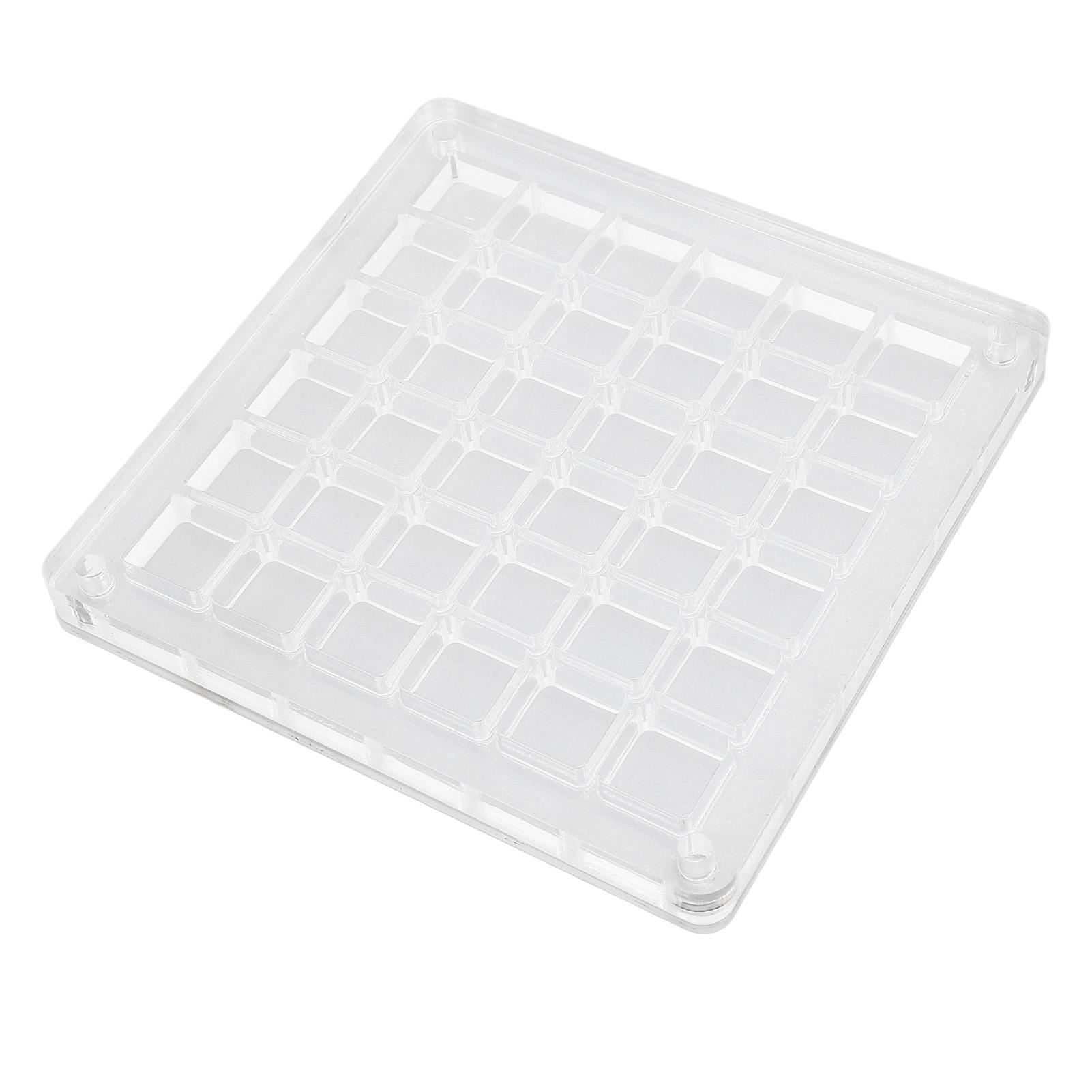 

Коробка для хранения украшений для дизайна ногтей с магнитным дисплеем, органайзер для страз для дизайна ногтей, прозрачный