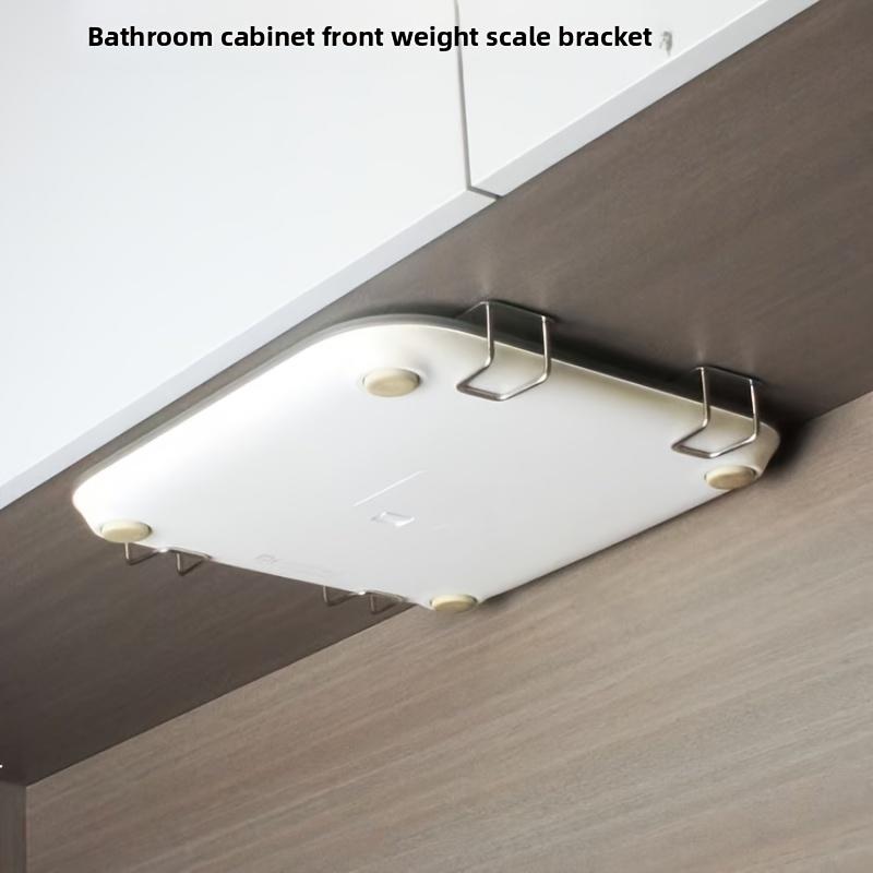 4PCS Wall Mounted Scale Holder Space Saver Storage Rack For Body Fat Weight Scale With Hardware Included High Quality Material Fast Delivery