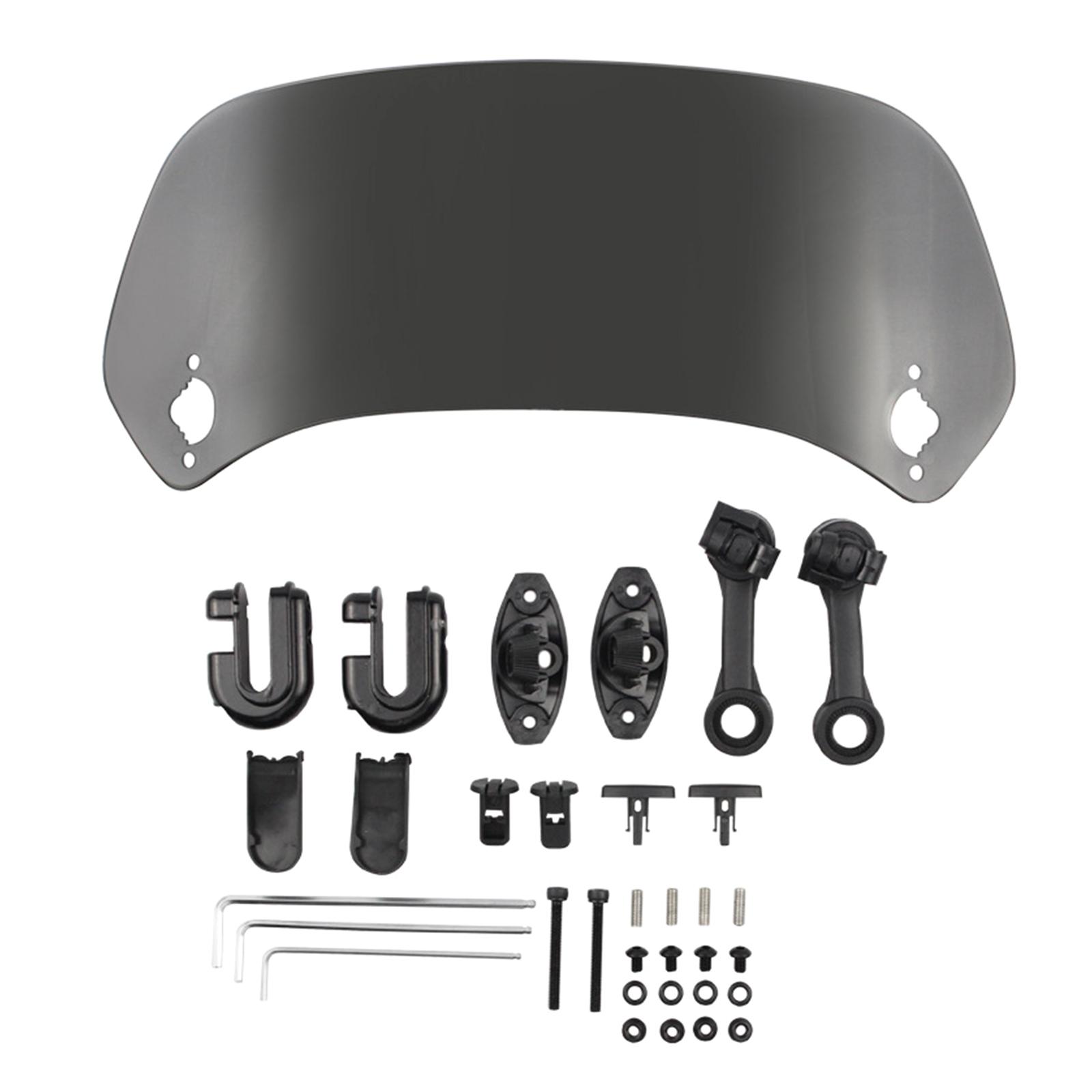 

Ветровое стекло мотоцикла Ветровое стекло Дефлектор Ветрового Экрана Воздушный Спойлер Ветрозащитный Защитный Универсальный Подходит Легко Устанавливается S серый