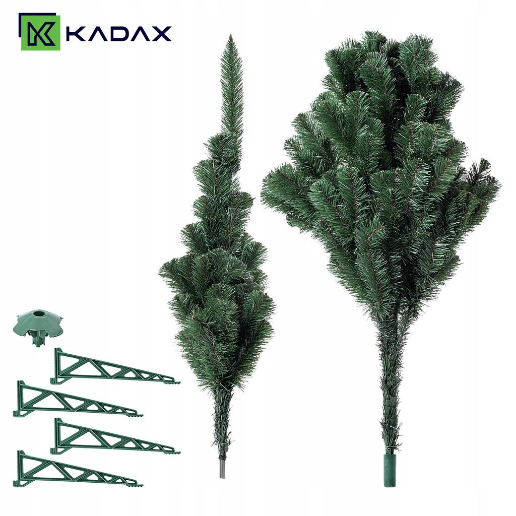 KADAX Choinka sztuczna 155cm Sosna Świerk Jodła Gęsta Jak Żywa Stojak