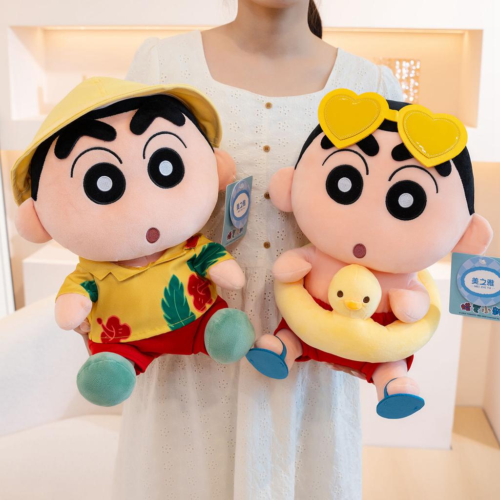22/30/40cm Summer Funny Crayon Shin-chan Plushies Stuffed Anime Vacation Shin Chan Plush Toy Birthday Gifts Girl Child