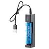 1PC 18650 Lithium Usb Inteligentní nabíječka s jedním slotem s kontrolkou Malý ventilátor Svítilna Adaptér pro nabíjení baterie Inteligentní čip