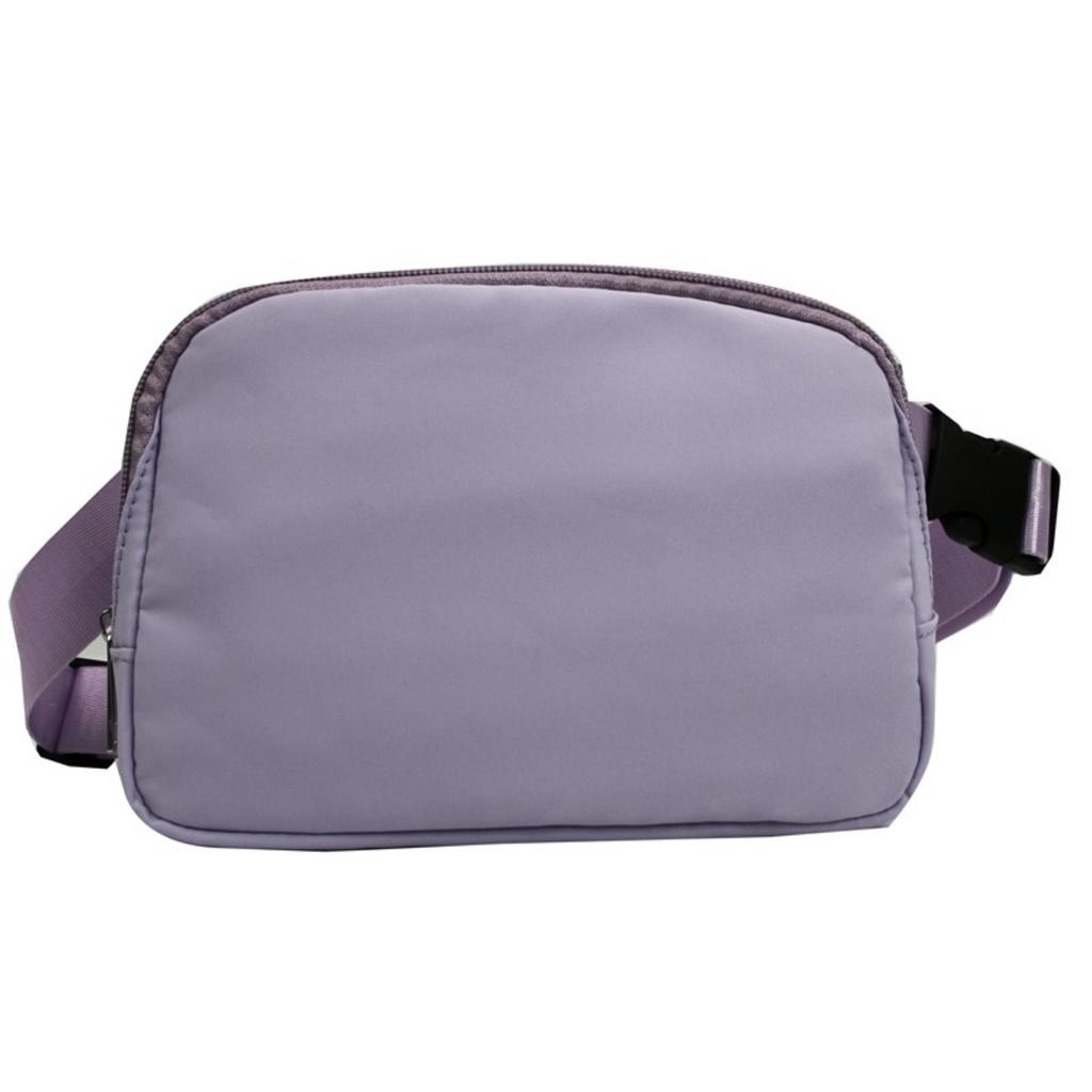 Bidirectional Zipper Waist Bag Nylon Multifunctional Women's Waist Belt Bag, Storage Bag, Adjustable Shoulder Strap Crossbody Bag, Small Bag