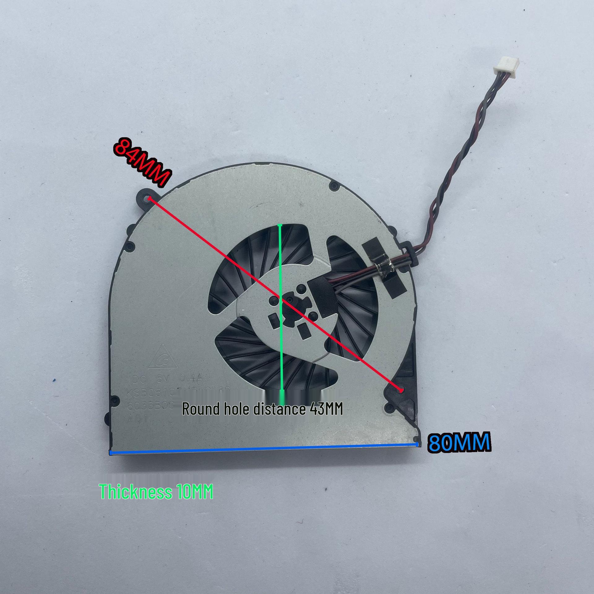 HP Notebook CPU Fan KSB06105HB-69 5V 0.4A Original Connector