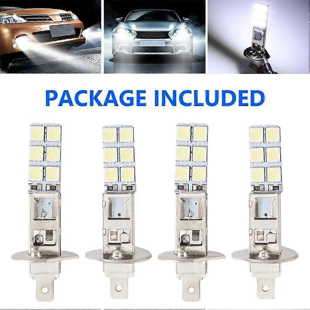 Car LED H1 Fog Light LED H1-12SMD-5050 Chip High Brightness Anti-Fog LED Fog Light