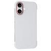 For iPhone 16 Case Borderless Slim Anti Drop Leather Texture PC Phone Back Cover