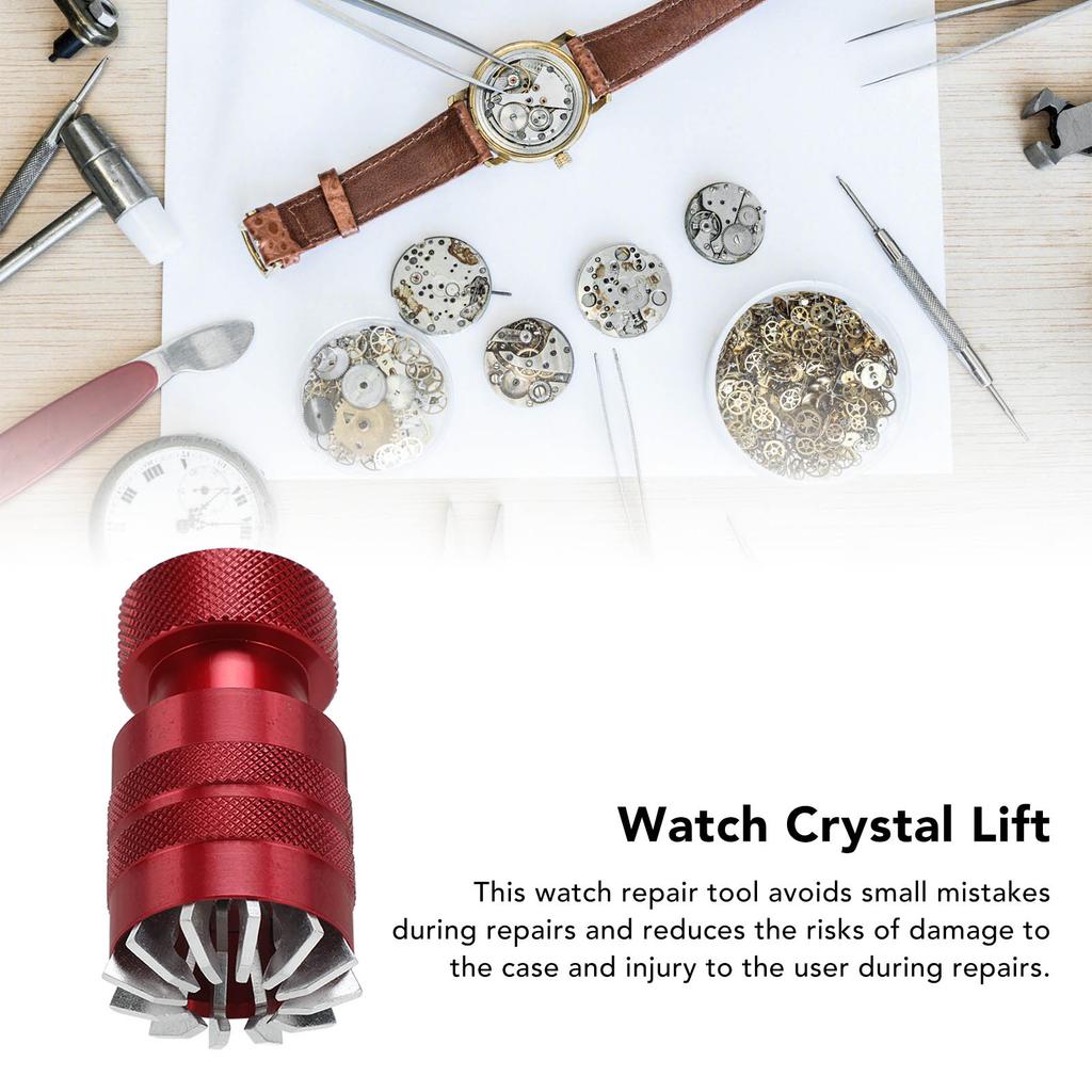 Watch Lift Anti Slip Retractable Steel Watch Glass Replace Repair Tool