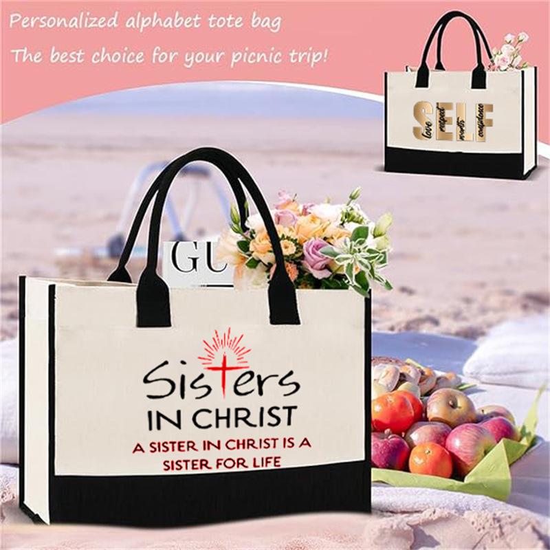 

Eco-Friendly Large Canvas Travel Tote for Women 35x30x12