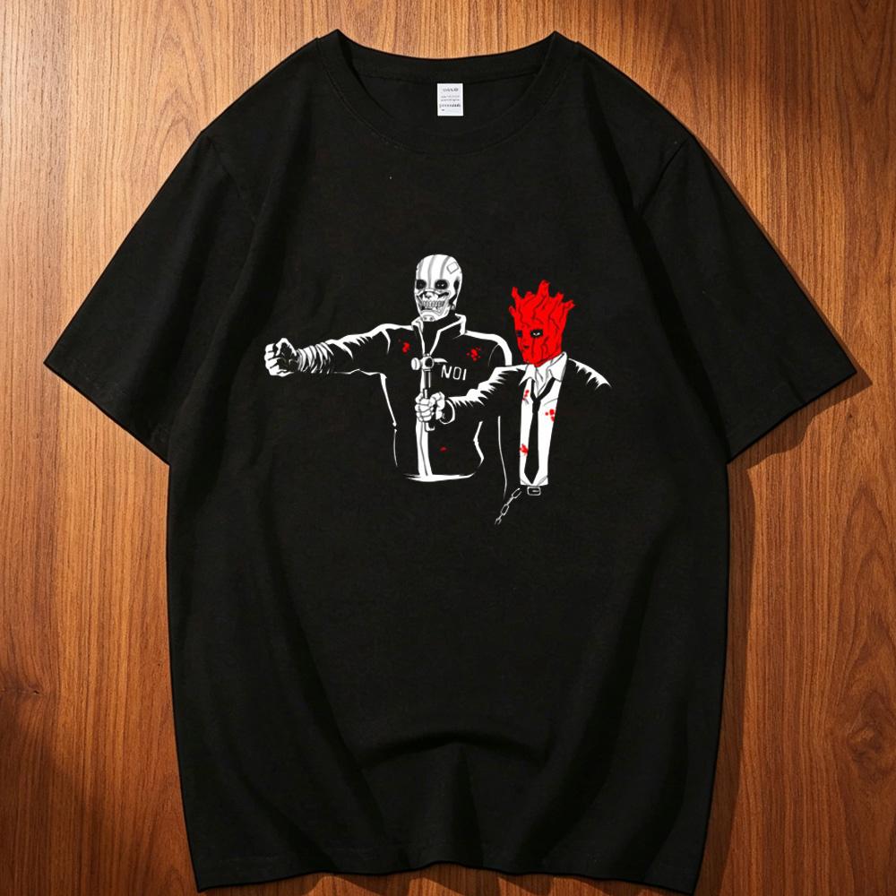 Dorohedoro Cotton Tshirt Teen Harajuku Pop Culture Aesthetic Graphic Breathable Colorful University Graphic Korean Clothes