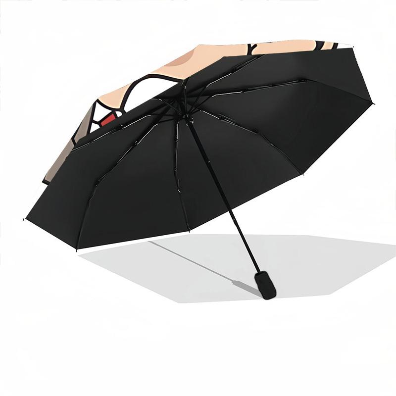 1 pz Sig.. Ombrello Pieghevole Automatico Apri/Chiudi, Ombrello da Viaggio Compatto Portatile, Regalo di Compleanno/Natale per Uomini e Donne L1110y33