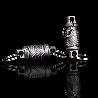 Titanium Alloy Keychain Detachable Car Key Holder° Swivel Quick-Release Tool