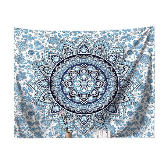 Böhmische Wandteppich, Wandbehang Teppich, Indischer Kreis Muster Teppich für Studentenwohnheim Schlafzimmer Wohnzimmer Wandkunst Fotografie Hintergrund