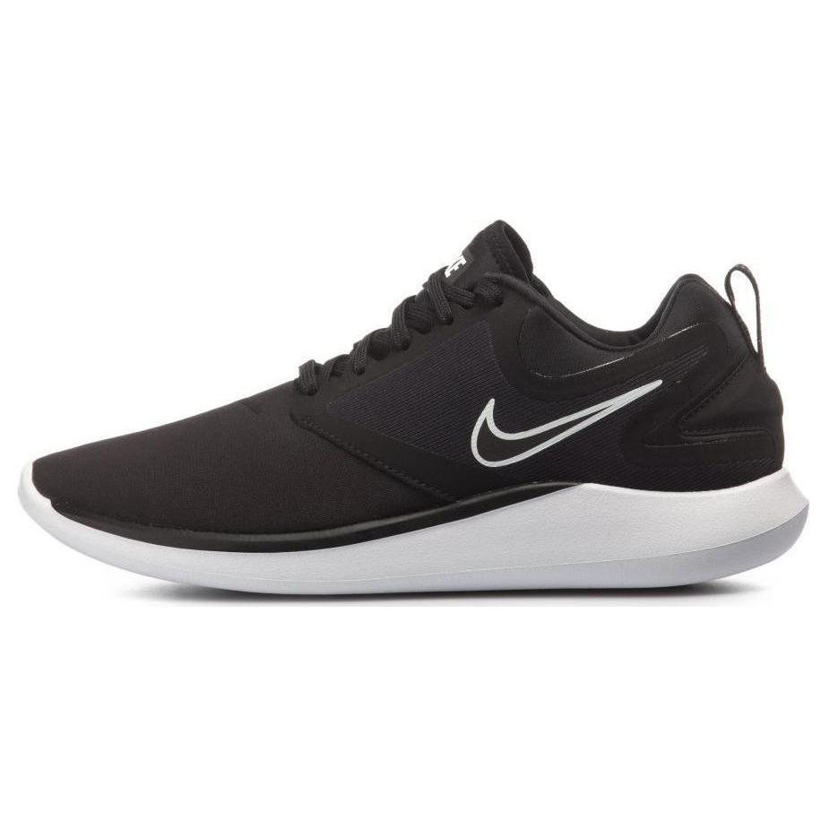 

Nike Lunarsolo Cushioning Breathable Low top Running Shoes Men s Black White AA4079-001 45
