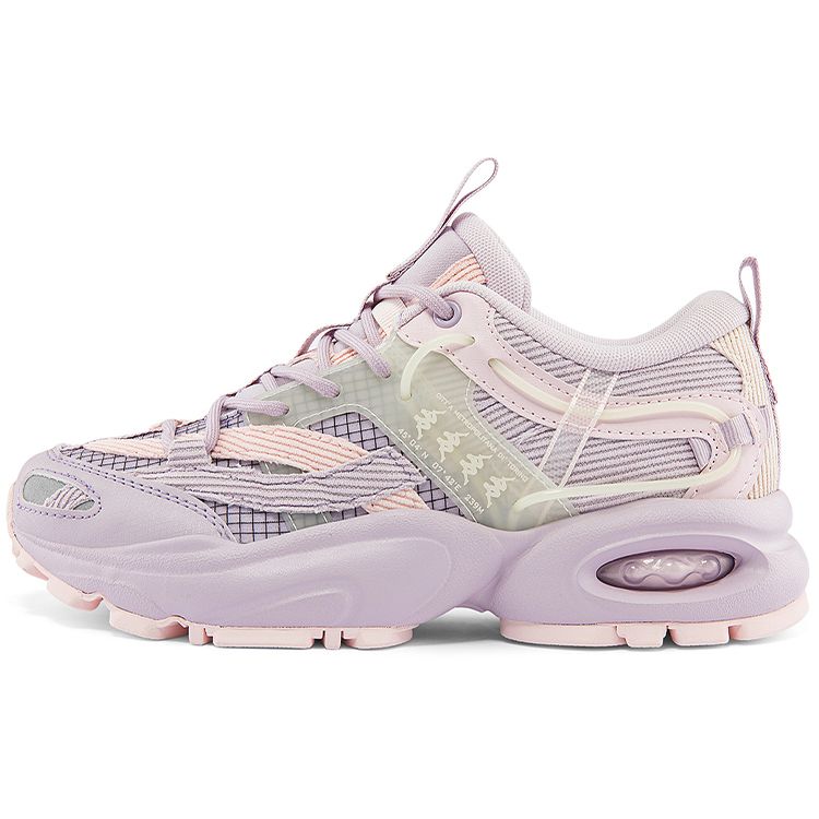 Kappa Fabric Synthetic Leather TPU Daily Versatile Wear Resistant Low Top Dad Shoes Women sneakers Purple Pink K0C25MM95-4702