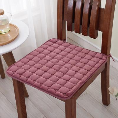 Velvet Square Dining Chair Pad, Anti-Slip Cushions, Luxury Mats, Suitable for Home Decoration
