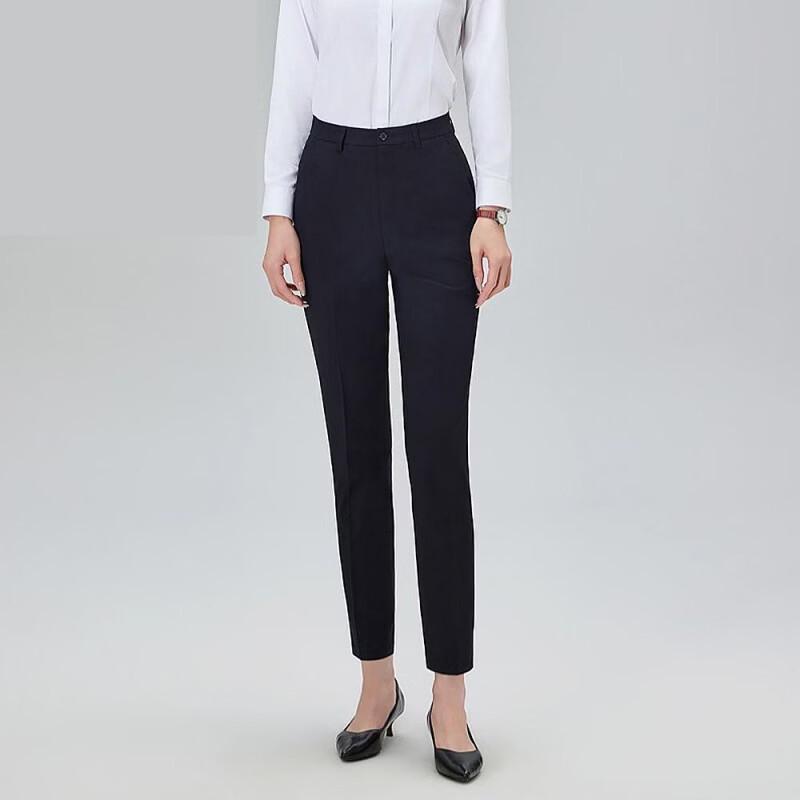 Fengxun Women s Four Seasons Business Formal Straight-Leg Pants 29