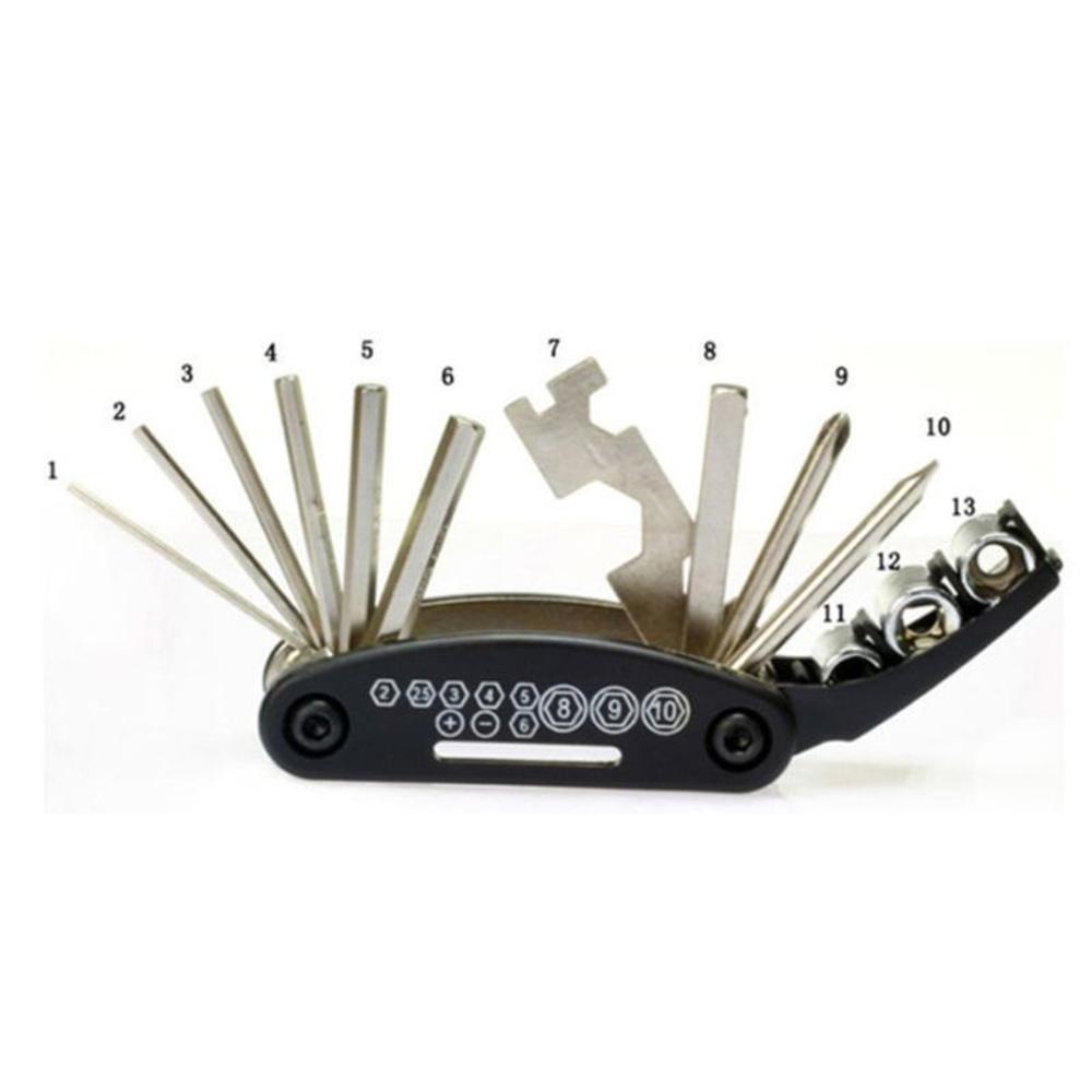 Multi Allen Wrench 13 In 1 Folding Hex Key Set Screwdriver Socket Kits For Honda