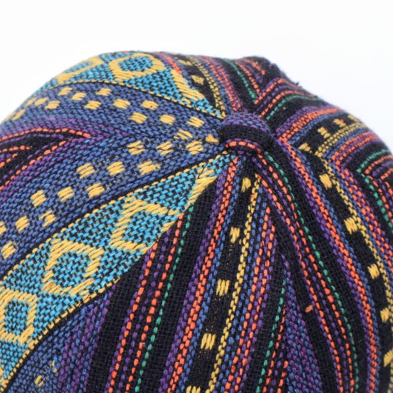 Bohemian Style Baseball Cap, Vintage Ethnic-Style Outdoor Baseball Cap with Sun Protection