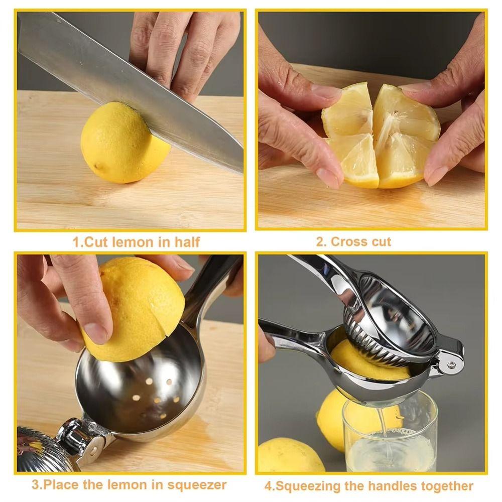 Durable Manual Lemon Squeezer Hand Squeezer Lemon Clip Thickened Manual Juicer  Kitchen