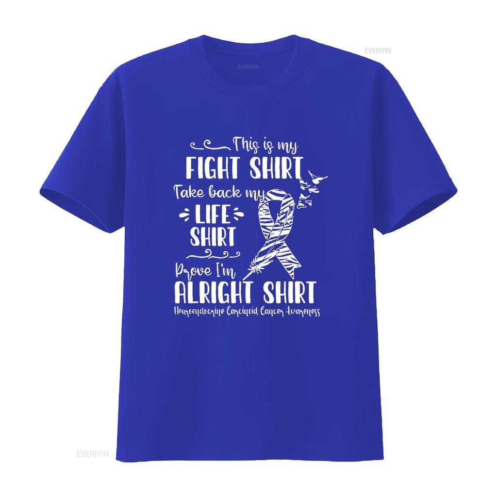Neuroendocrine Carcinoid Cancer Awareness My Fight Womens T Shirt Black 2X Large Vintage Washed Stretched Casual Versatile