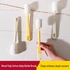 Detachable Thermos and Baby Bottle Cleaning Brush with Wood Pulp Cotton