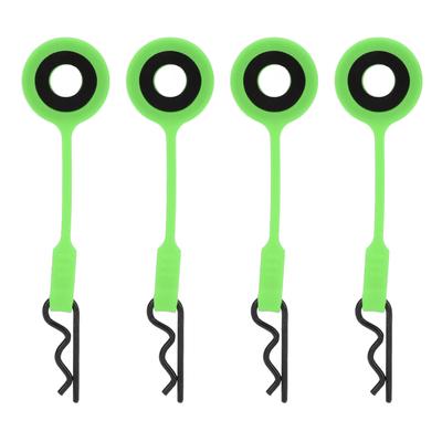 4PCS RC Body Clips Pins RC Car Shell Body Fixed Clips Retainer Silicone Metal Universal for 1/10