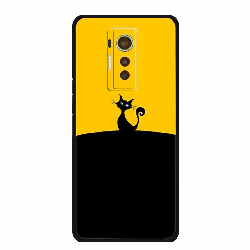 For Tecno Phantom X 2021 Case Luxury TPU Silicone Soft Cover Phone Cases for PhantomX 2021 AC8 Protection Cartoon Bumper Etui