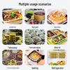 Round Gold Aluminum Foil Food Containers