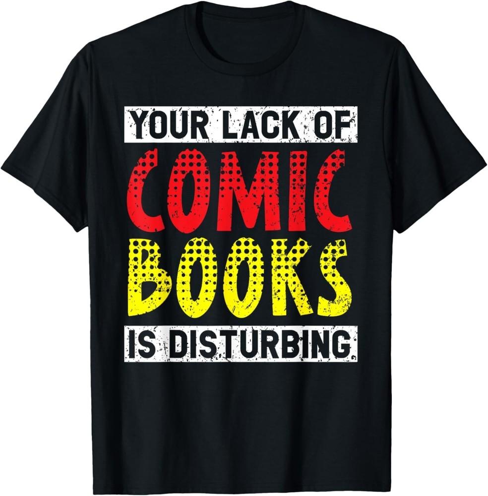 

Comic Collector Comic Reader Reading Comic Books Tee Gift Unisex T-Shirt S