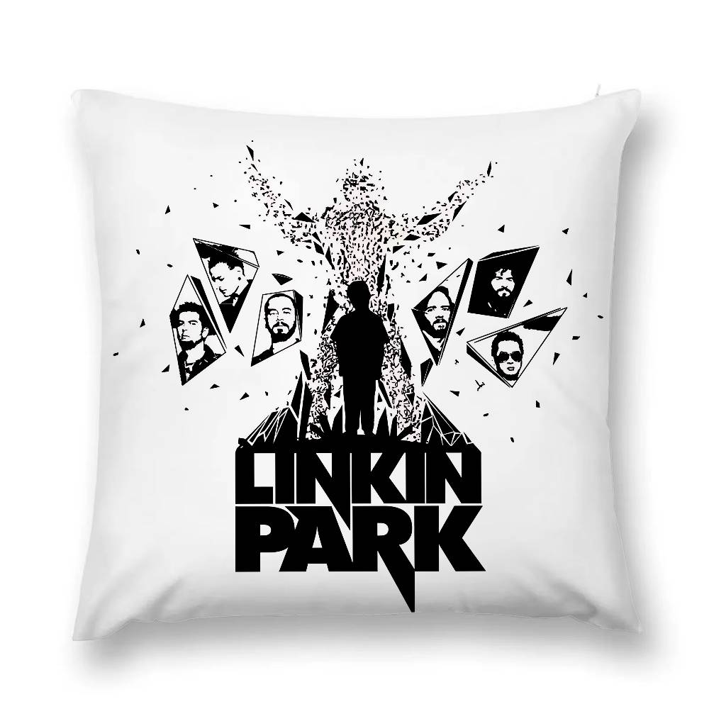 Band L-Linkin P-ParkS Kissenbezug Dekokissenbezug Nordischer Vintage-Stil Kissenbezüge Zuhause Wohnzimmer Sofa Couch Sitzdeko