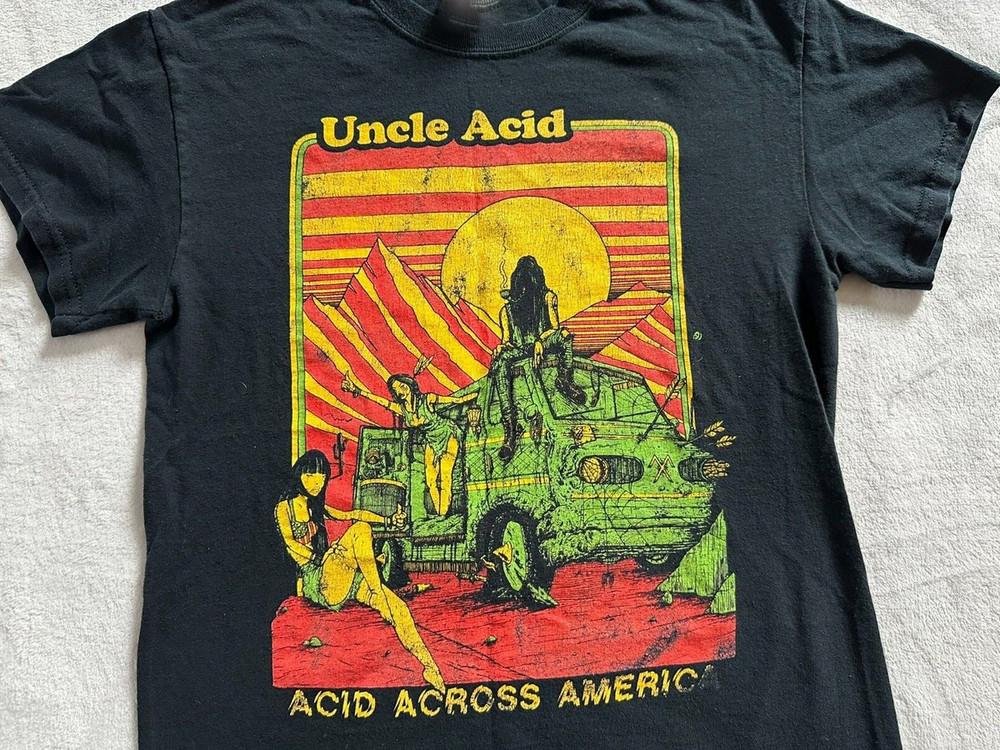 Uncle Acid amp the Deadbeats Acid Across US 2014 Tour Tshirt ZL221 FREE SHIPPING L