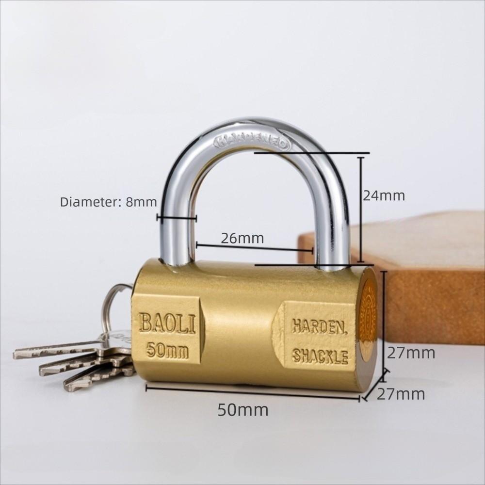 Waterproof Heavy Duty Padlock Rust Proof Anti-theft Padlock Outdoor Gym Dormitory Cabinet Door