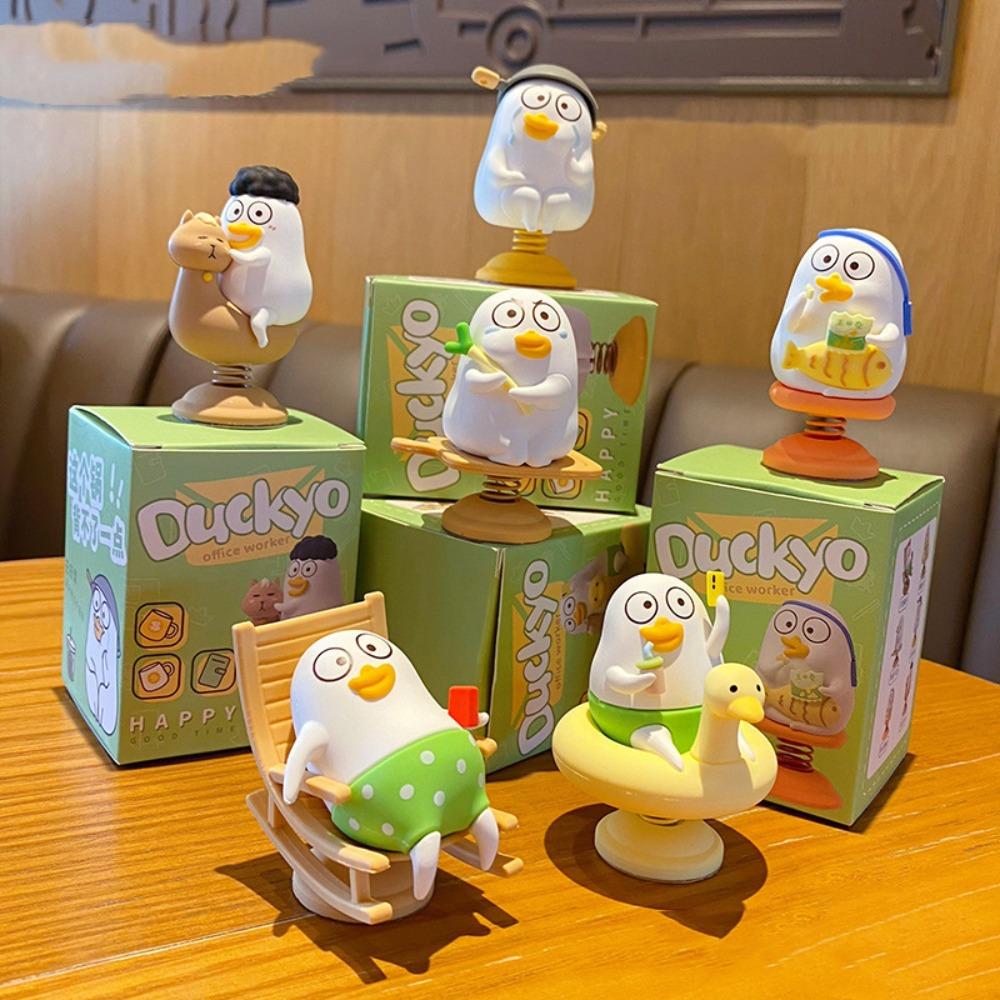 Funny Little Liu Duck Car Decoration Collection Car Bobblehead Figure  Office Desk