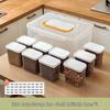 Plastic Spice Storage Set with 9 Small Containers