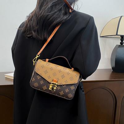 New Luxury Fashion Printed Women's One Shoulder Handheld Bag Hot Sale Small Square Bag Versatile High Quality Crossbody Bag