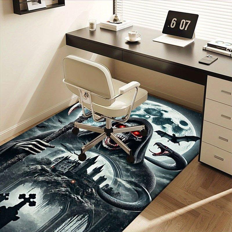 Gothic Grim Reaper Wall Art Print PosterOffice Mat Home Decor Office Desk Chair Carpet for office ph131