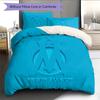 Olympique De Marseille Pattern Bedding Home Decoration Birthday & Festival Gift (1 * Duvet Cover + 2 * Pillowcase, Without Core)