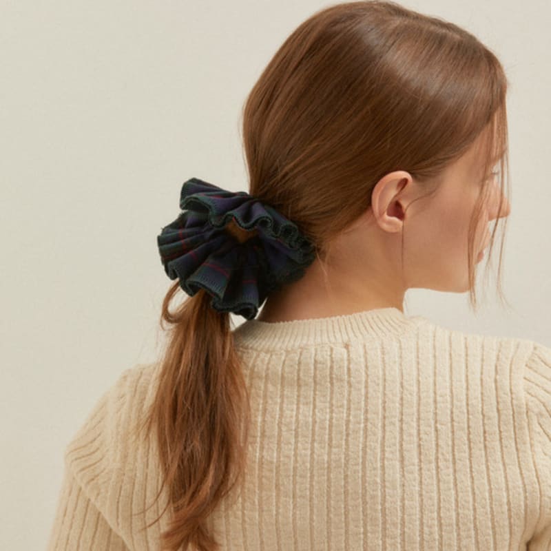 Favoritnamn Kontrollera Scrunchies_FW_03_BLUE