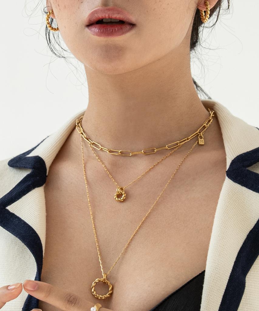 Marta Rope Necklace_Silver_S
