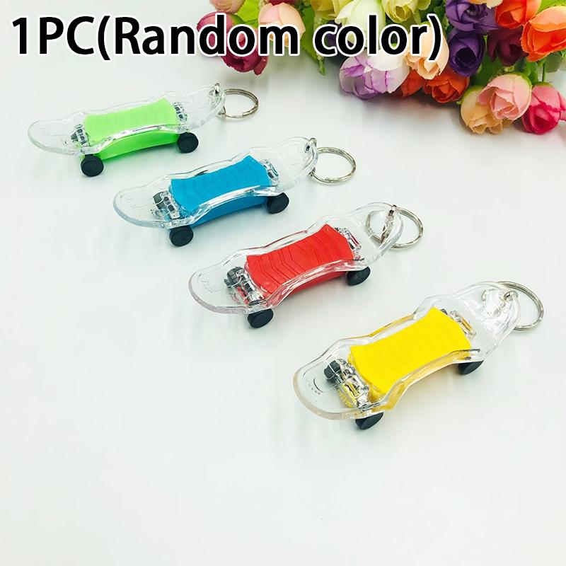 Cartoon Led Light-Up Keychain Creative Bag Charm Light-Up Toy Gift Mini Flashlight